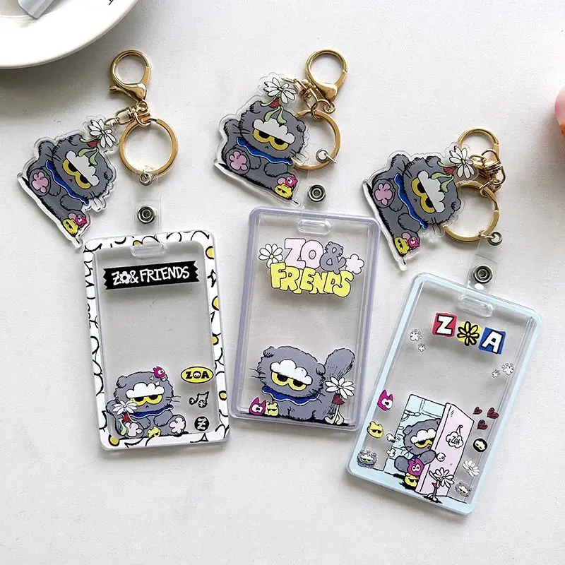 ZOA 만화 캐릭터 아크릴 포토카드 홀더 키링, 아이돌 - Phone Accessories Charms 리뷰 및 가격