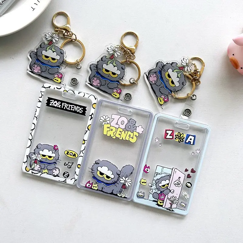 ZOA 만화 캐릭터 아크릴 포토카드 홀더 키링, 아이돌 - Phone Accessories Charms 리뷰 및 가격