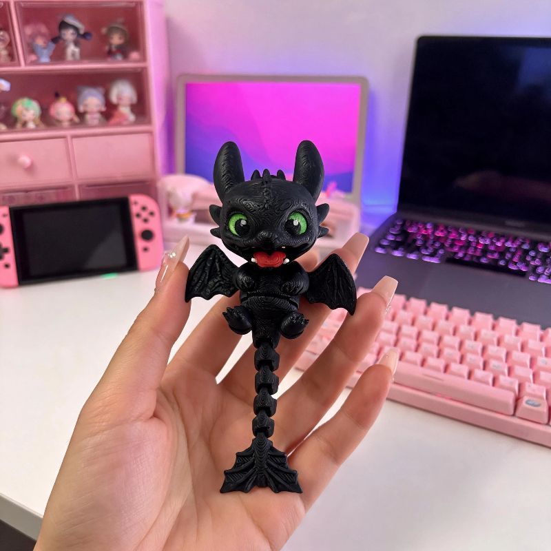 3D 프린팅 관절형 드래곤 펜던트 나이트 퓨리 라이트  - Phone Accessories Charms 리뷰 및 가격