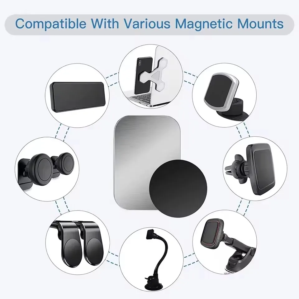 자석식 차량용 휴대폰 거치대용 금속판 디스크, 얇은 철 - Phone Accessories Holder Car 리뷰 및 가격