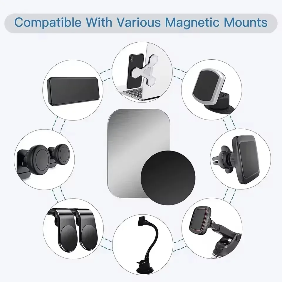 5/10pcs 자기 금속 플레이트 디스크 자동차 전화  - Phone Accessories Holder Car 리뷰 및 가격