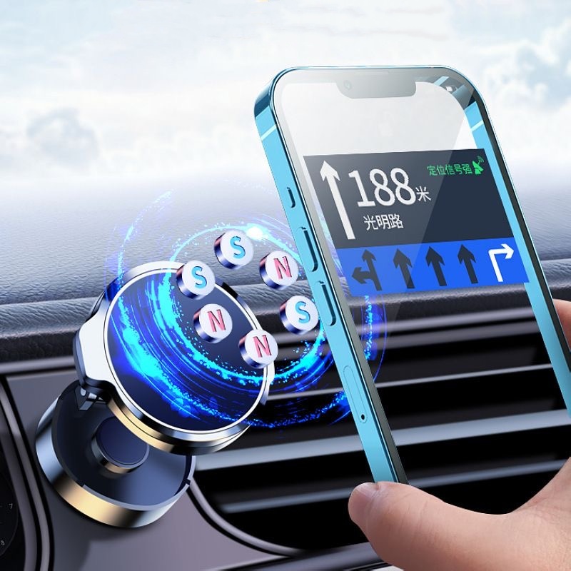 강력한 자석식 휴대폰 거치대 720 °   접이식 원형 - Phone Accessories Holder Car 리뷰 및 가격
