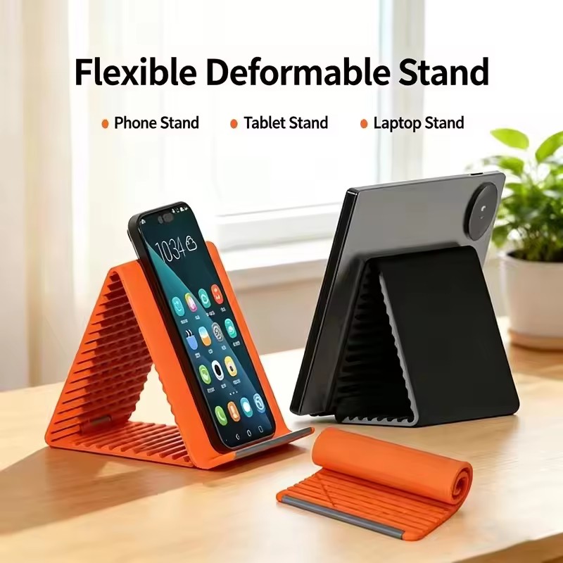 휴대용 실리콘 폰/태블릿/노트북 거치대, 창의적인 접이 - Phone Accessories Useful 리뷰 및 가격