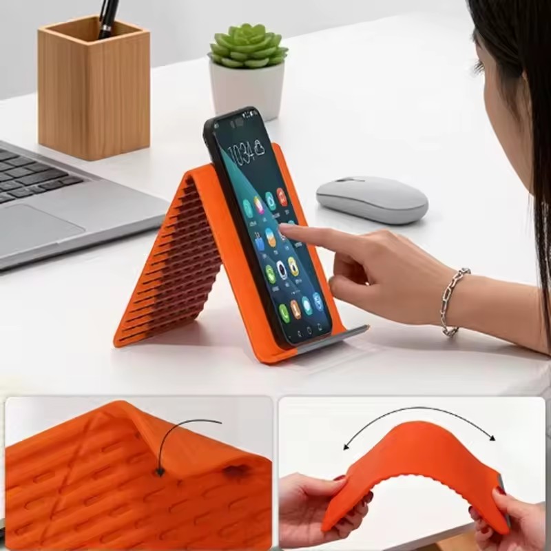 휴대용 실리콘 폰/태블릿/노트북 거치대, 창의적인 접이 - Phone Accessories Useful 리뷰 및 가격