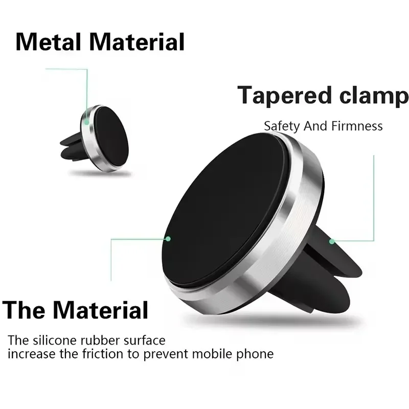 자동차 에어벤트 마그네틱 휴대폰 거치대, 아이폰, 삼성 - Phone Accessories Holder Car 리뷰 및 가격